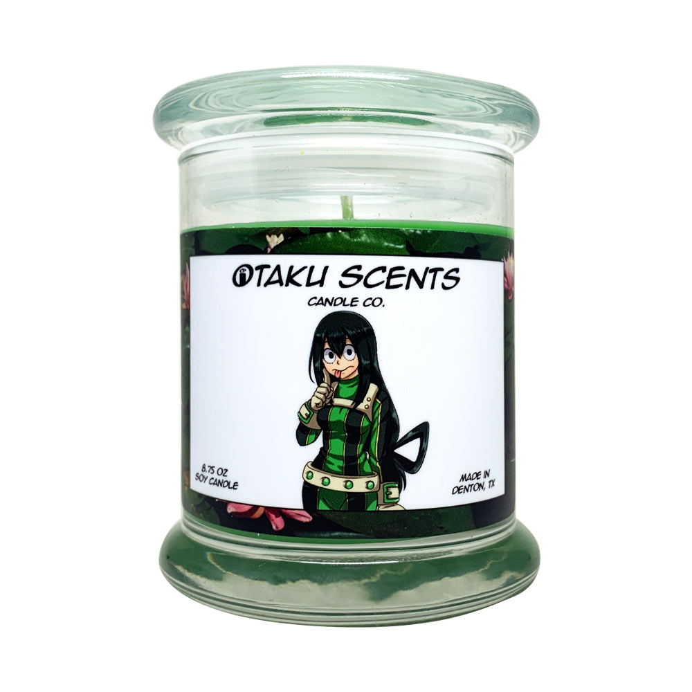 Froppy (Tsuyu) - Anime Inspired Soy Candle - Otaku Scents