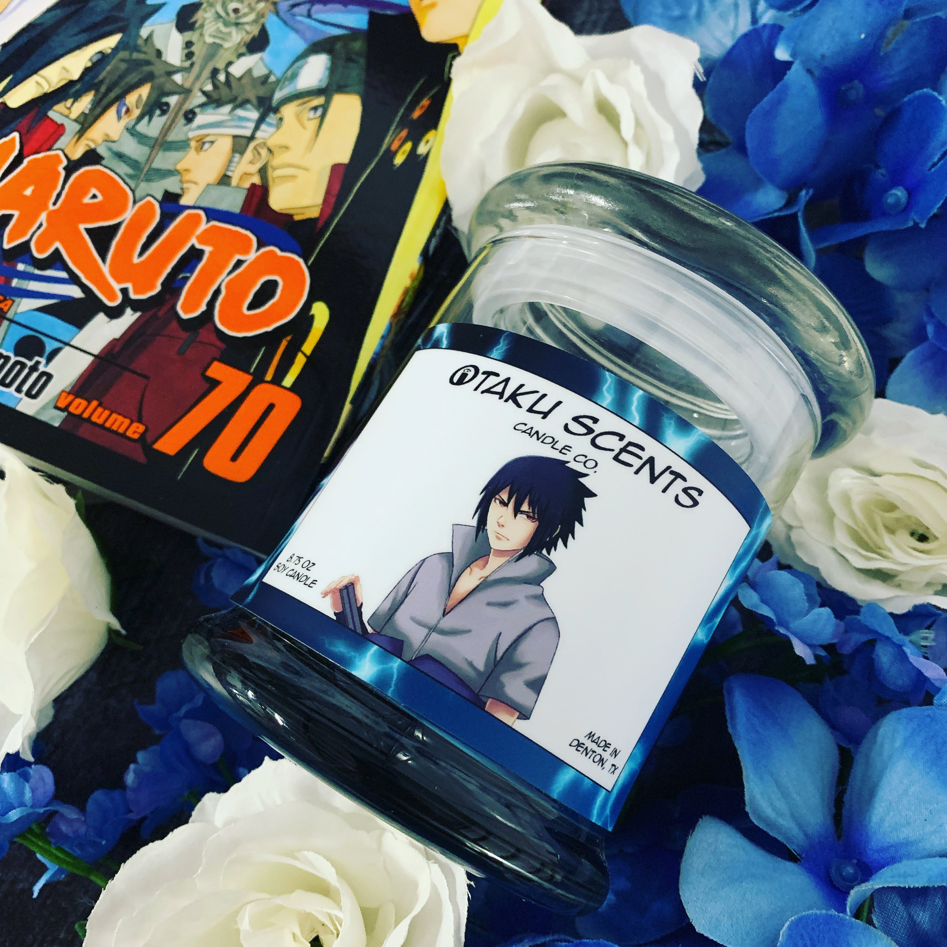Sasuke - Anime Inspired Soy Candle - Otaku Scents